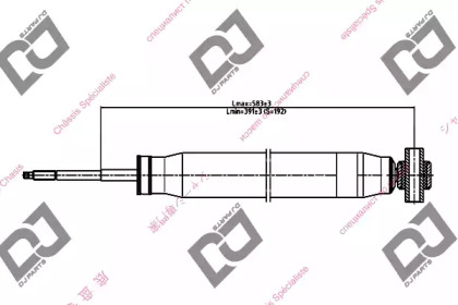 Амортизатор DJ PARTS DS1386GT